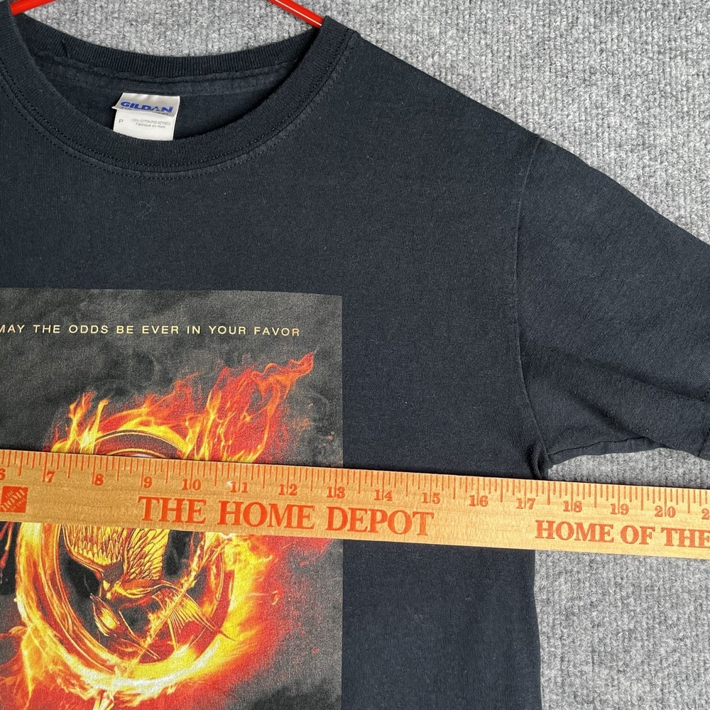 The Hunger Games Promo T-shirt Small 2012 District 12 Lionsgate Double Sided - Picture 4 of 6